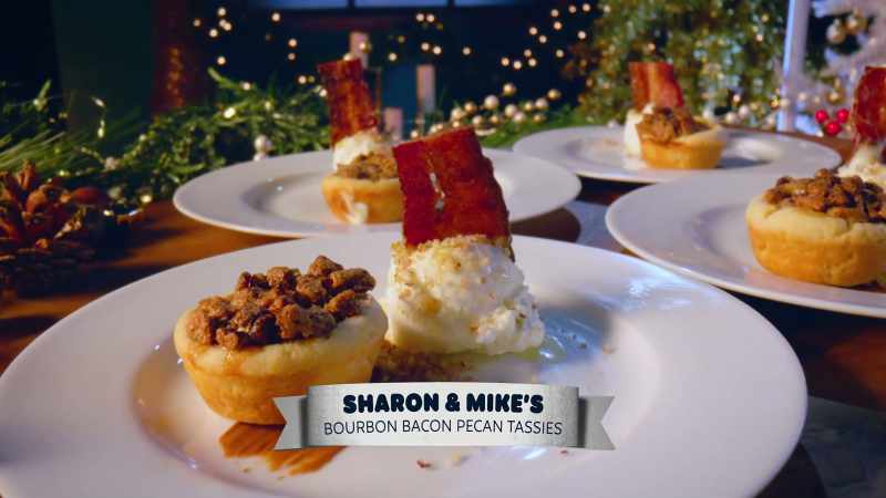 We made a bourbon bacon pecan tassie