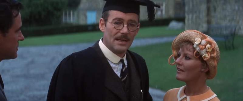 We must go in dear the headmaster always goes in last
