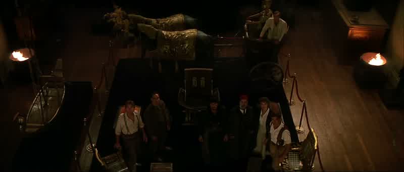 We must stop him from regeneratingWho opened that chest Me and DanielsAnd Burns And that EgyptologistWhat about my buddy Beni He scrammed before we opened itYeah he was the smart one That sounds like