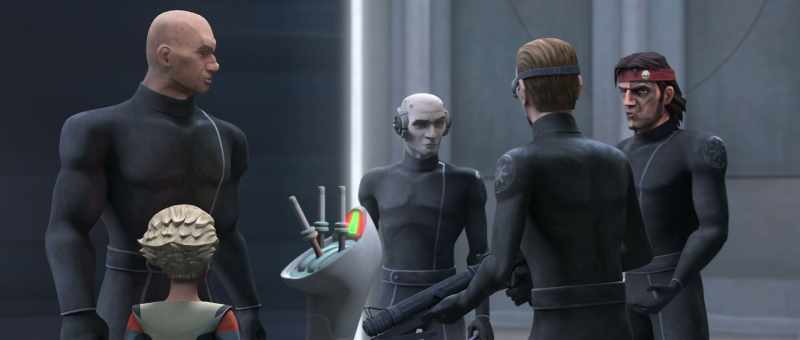 We need to find out where they took Crosshair. Let's move