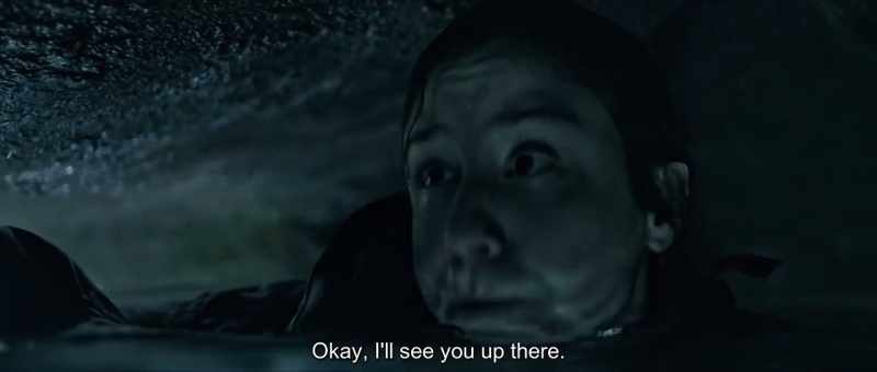 We need to go under. The air is bad. Come on, quick