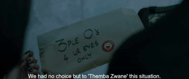 We had no choice but to 'Themba Zwane' this situation
