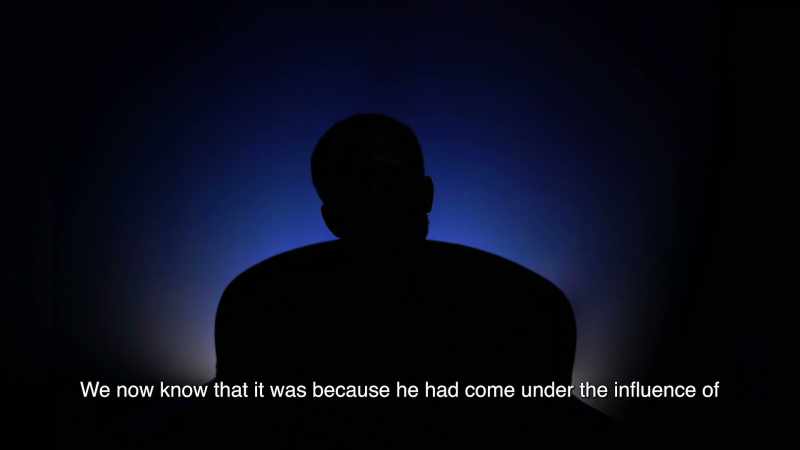 We now know that it was because he had come