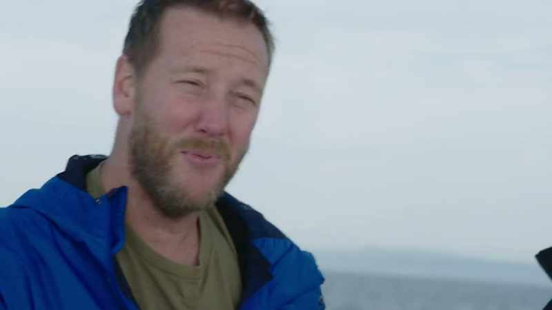 We were on a boat, we were running that ROV