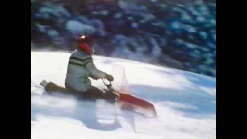We were on a snowmobile