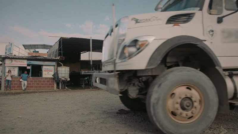 We had our yard where we parked all our equipment