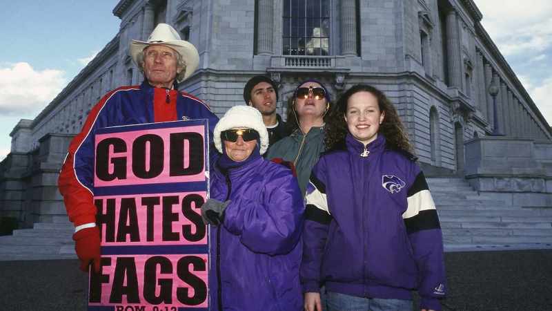 WE PROTESTED, EVERY DAY, GAYS ALL ACROSS THE COUNTRY