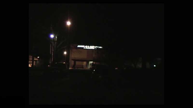 We pulled up, found us a position across the street