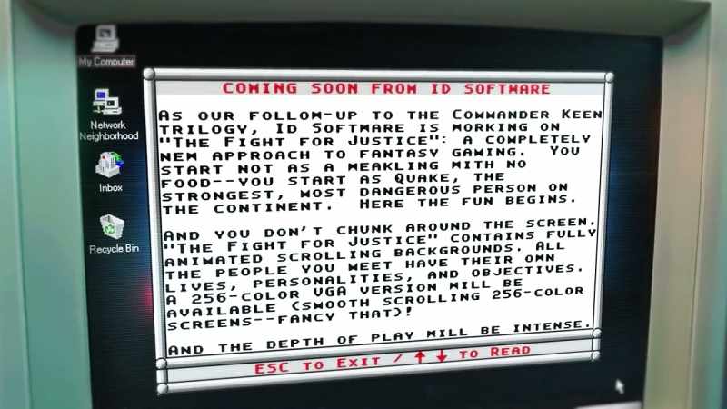 We even put an ad inside of Commander Keen