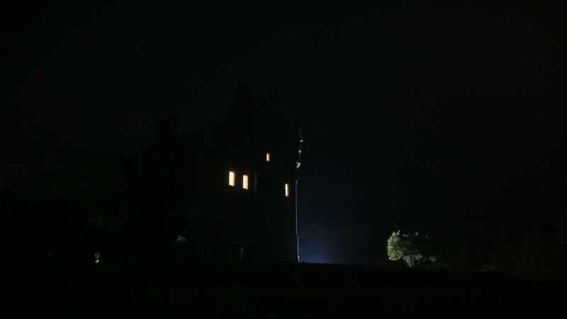 We race back to the castle to see if we can communicate