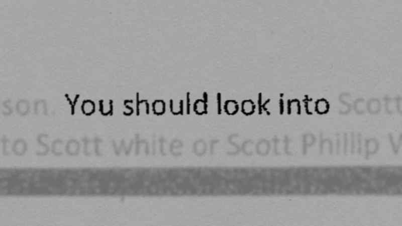 We received Helen White's letter in 2019