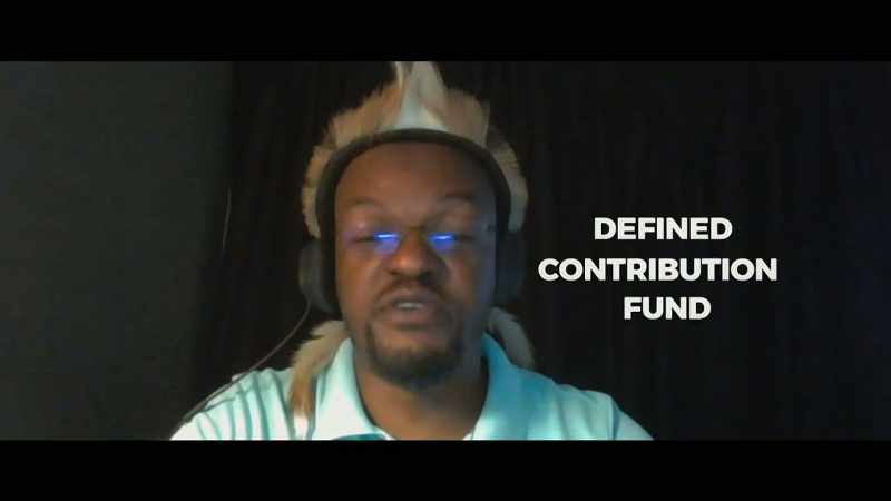 We refer to that as a defined contribution fund because you are only told