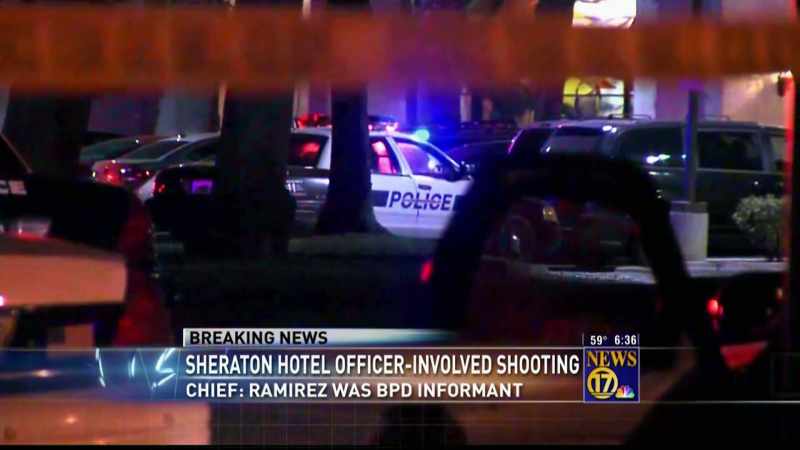 We were responding to the flash and sound of gunfire