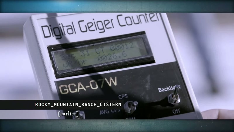 We’re sitting here watching massive radiation readings