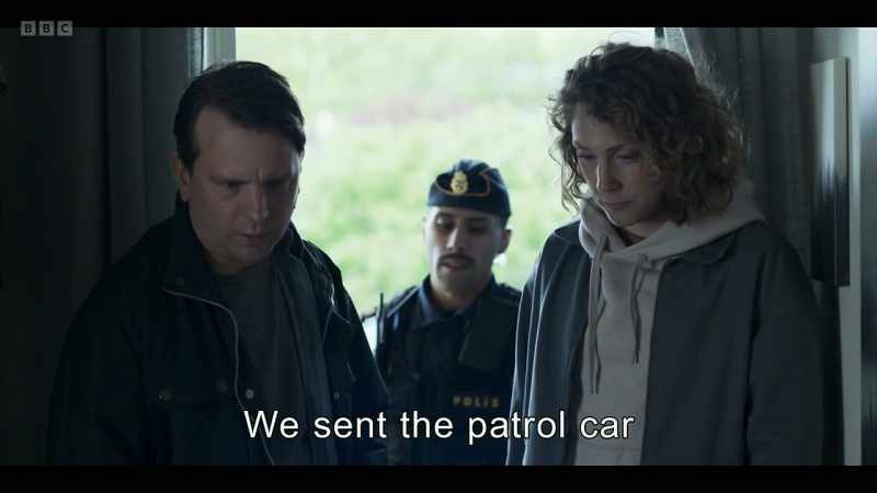 We sent the patrol car