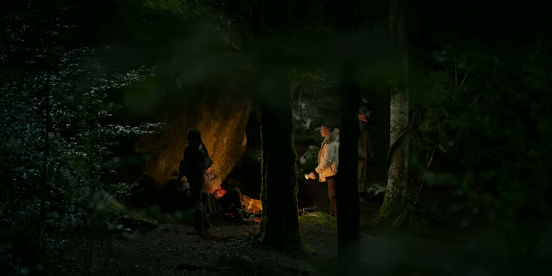 We should keep going. - We can't move at night with no trail