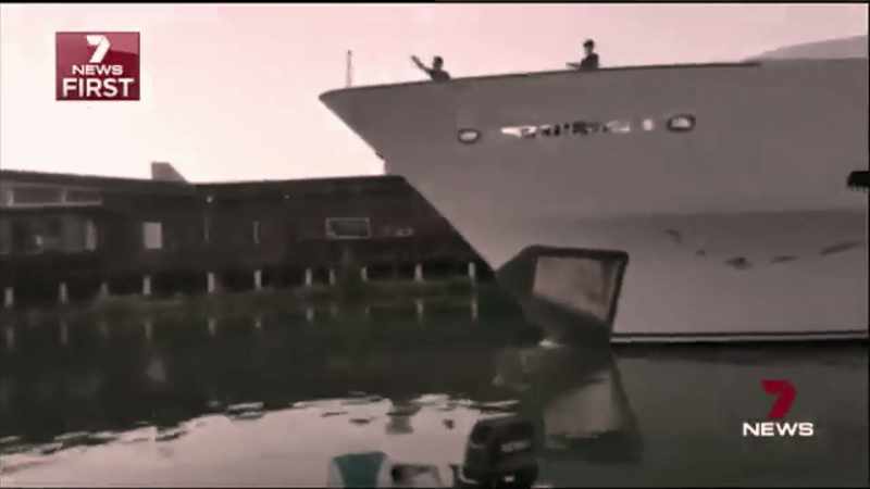 We shut down all engines, dropped an anchor