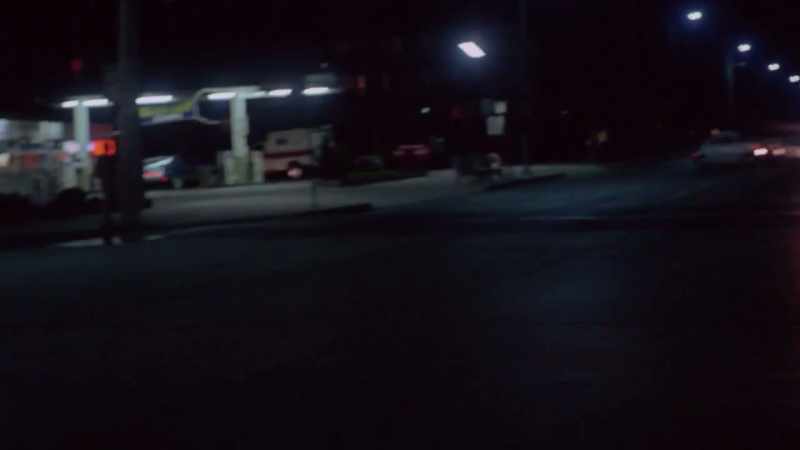 We stopped at a gas station payphone