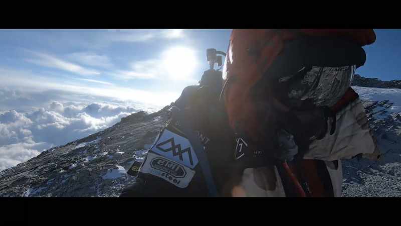 We summitted around 6:00 p.m. the next day