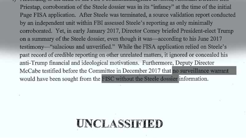 We had that in our report and it was redacted