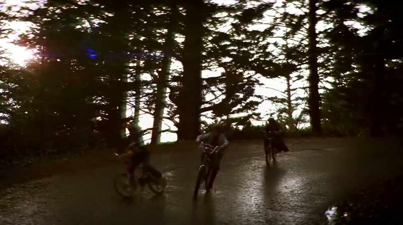 We had these rickety old bikes