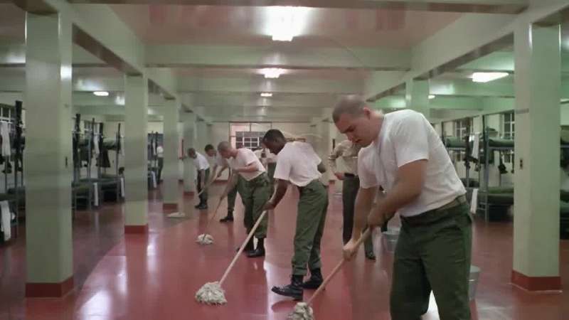 We usually think that military discipline