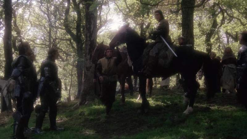 We waited here for you Was that right Any man who would be a knight