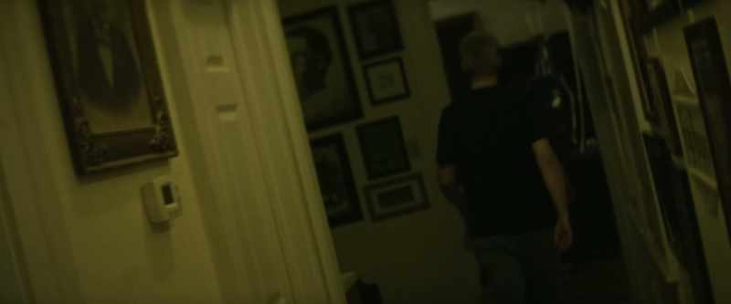 We walk back in the living room