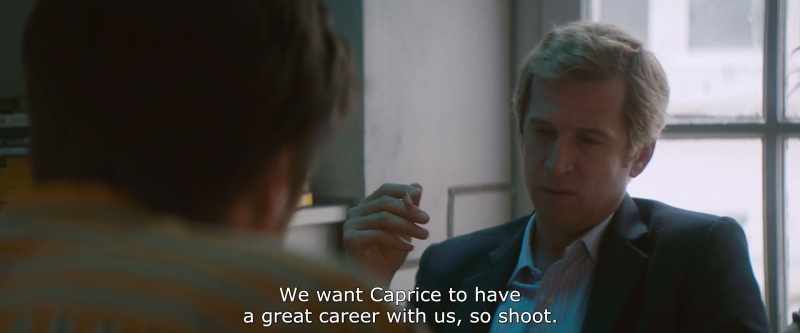 We want Caprice to have a great career with us, so shoot