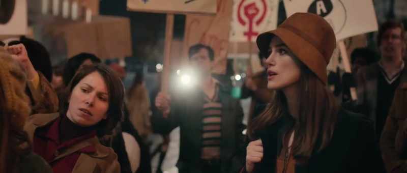 We want equality now! We want equality now!