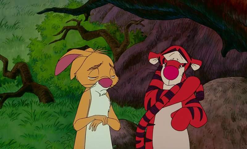 We We never got to tell Piglet