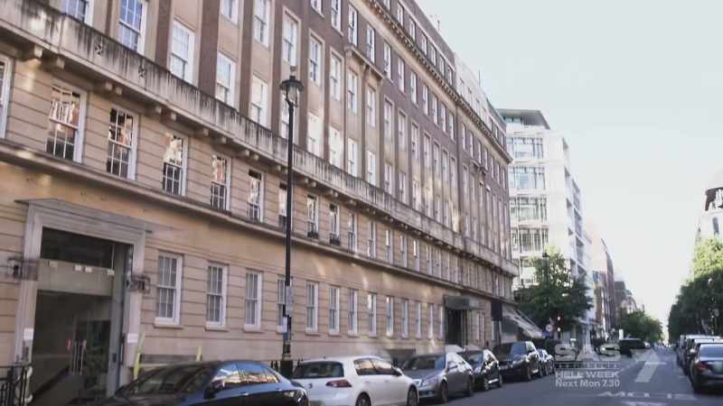 We went to the ground floor flat