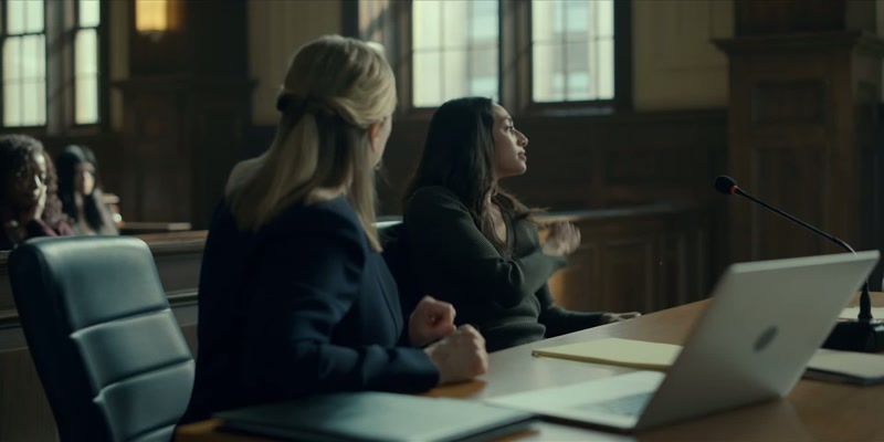We will recess until your client can control herself, Ms. Chin