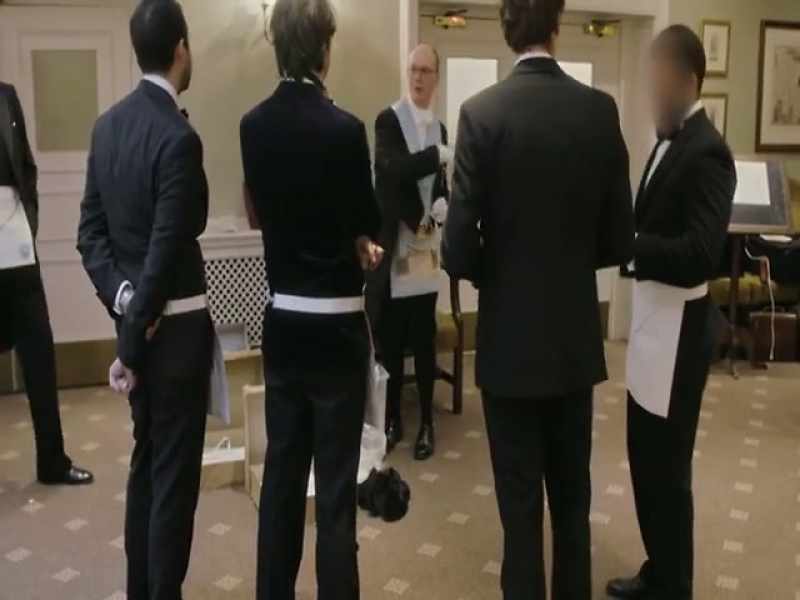 We will wear black tie, or white tie