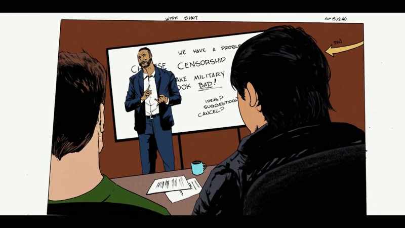 We had written a politically oriented action movie