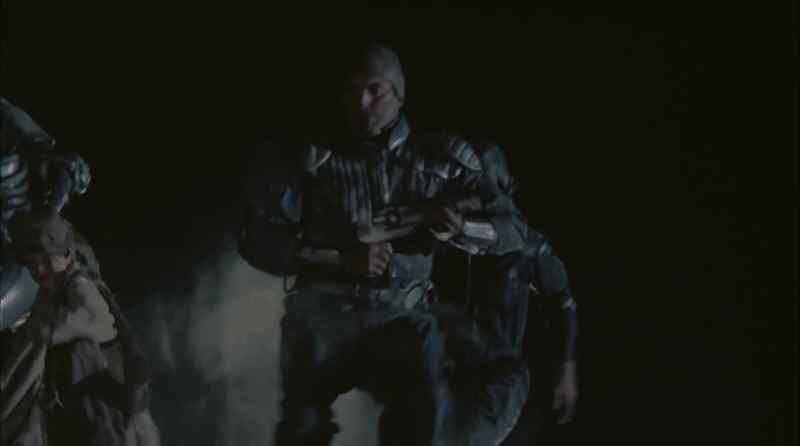 [weapons firing]
