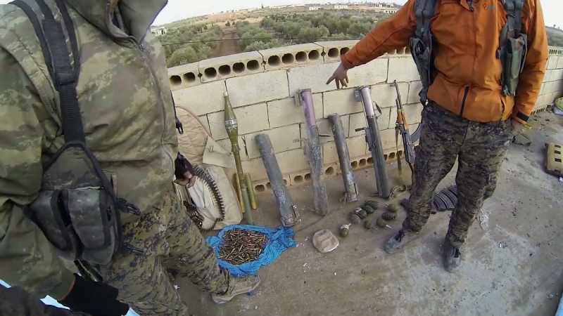 We'd come across ISIS, and I'd taken a grenade