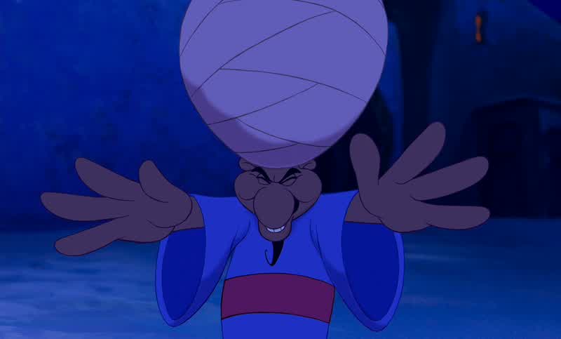 Welcome to Agrabahcity of mystery of enchantmentand the finest merchandise this side of the River Jordanon sale today Come on down