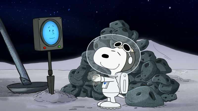 Welcome back, Astronauts Snoopy and Woodstock