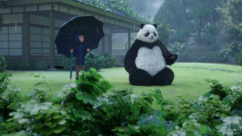 Welcome to my garden, little raindrops
