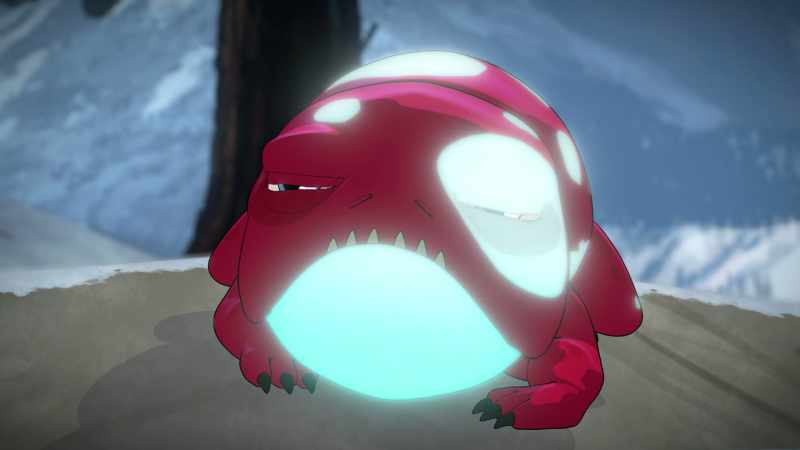 Well, Bait glows different ways depending on how he's feeling