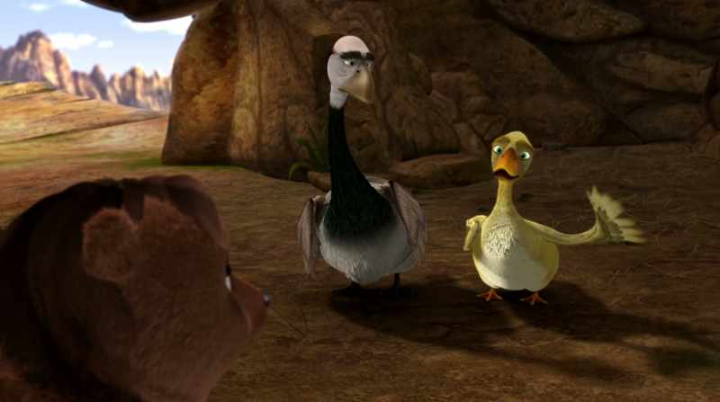 Well, don't just stand there, bird. Bow
