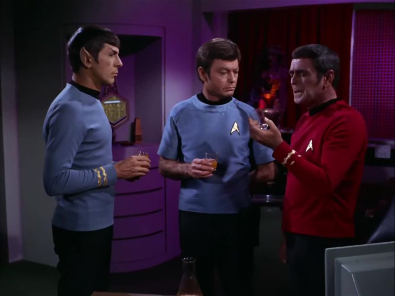 Well, drink it down, Spock
