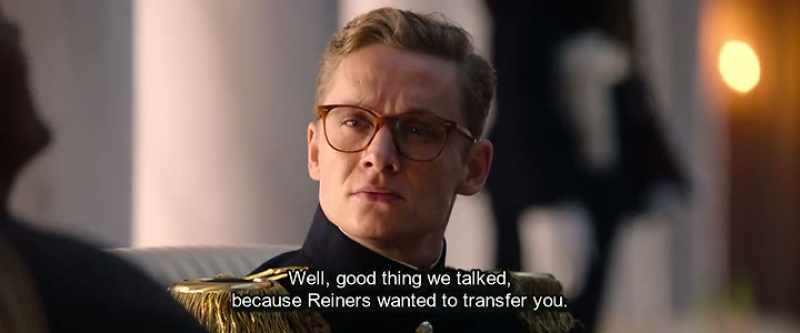 Well, good thing we talked, because Reiners wanted to transfer you