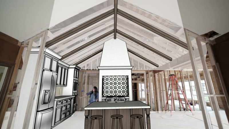 We'll have all new lower cabinets here