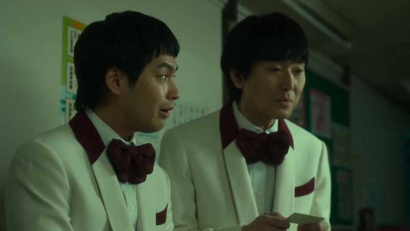 Well, we have to do manzai here…