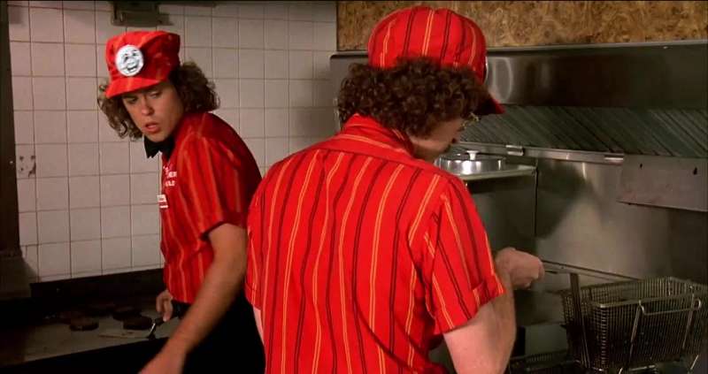 Well I think the fries are just about done