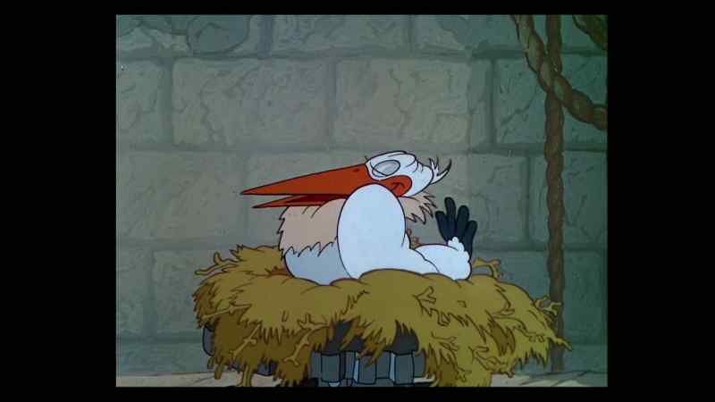 Well, I'll be doggone. A stork!