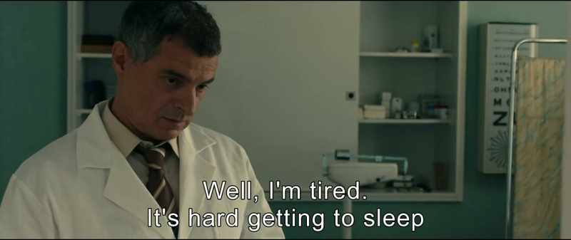 Well, I'm tired. It's hard getting to sleep