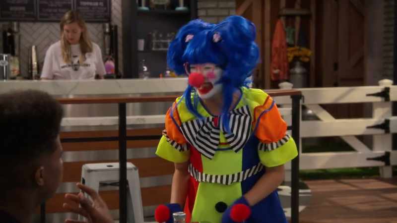 Well, it's your clown nose and your makeup and